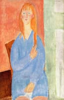Seated Girl, Untied Hair