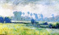 Meadow at Giverny, Morning Effect