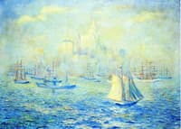 Entering New York Harbor