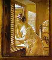 Italian Woman Blowing a Kiss