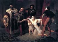 Death of Inessa de Castro, Morganatic Wife of Portuguese Infant Don Pedro