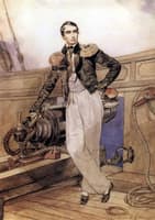 Portrait of V. A. Kornilov on Board the Brig Themistocles