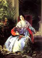 Portrait of Princess Ye. P. Saltykova