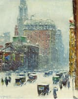 New York in the Blizzard of 1920