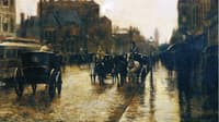 Columbus Avenue Rainy Day