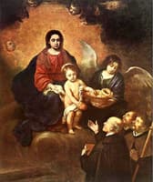 The Infant Jesus Distributing Bread to Pilgrims