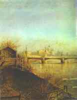 View of the Moscow Kremlin. Spring