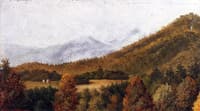 Wooded Mountain Scene in North Carolina