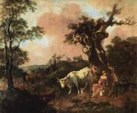 Landscape with a Woodcutter and Milkmaid