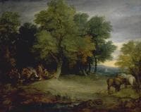 Gypsy Encampment, Sunset