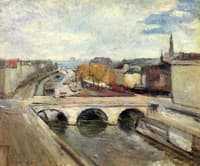 The Pont Saint-Michel in Paris