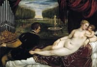 Venus and Cupid with an Organist