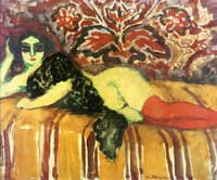 Couch with Model