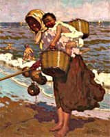 Mujer en la playa