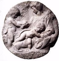 Madonna and Child with the Infant Baptist (Taddei Tondo)