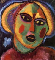 Maiden with  Violet Blouse