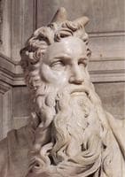 Tomb of Pope Julius II : Moses (detail)