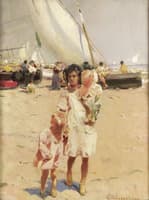 Niños en la playa