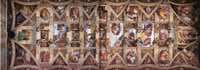 The ceiling of the Sistine Chapel