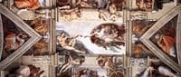 The ceiling of the Sistine Chapel (detail)