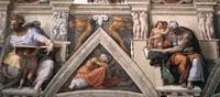 The ceiling of the Sistine Chapel (detail)