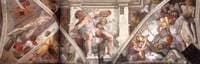 Frescoes above the altar wall