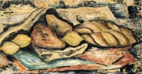 Still Life with Bread and Fruit