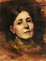 Portrait Sketch of Elizabeth Boott