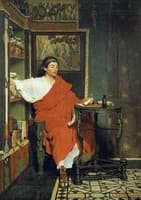 A Roman Scribe Writing Dispatches