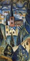 Landscape with Church Spires and Trees