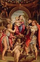 Madonna and Child with Saint George, Saint Gemignano, Saint Peter the Martyr and John the Baptist