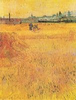 Wheat Field with View of Arles