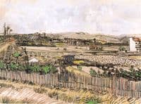 Harvest in Provence, at the Left Montmajour