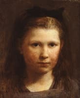 Head of a little girl