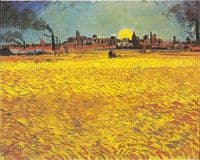 Wheat Field at Sunset