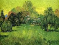 Public Park with Weeping Willow ~ The Poet's Garden I