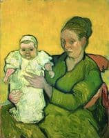 Portrait of Madame Augustine Roulin and Baby Marcelle