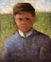 Young Peasant in Blue