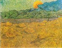 Evening Landscape with Rising Moon