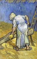 Peasant Woman Bruising Flax (after Millet)