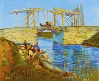 Langlois Bridge at Arles with Women Washing