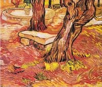 The Stone Bench in the Garden at Saint-Paul Hospital
