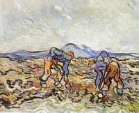 Peasants Harvesting  Potatoes