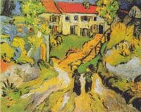 Steps in Auvers with Two Figures
