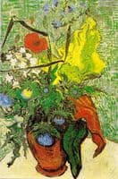 Wild Flowers and Thistles in a Vase