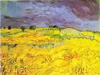 Wheatfield with Stormy Sky