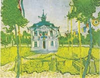 Auvers Town Hall on 14 July 1890