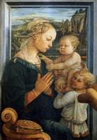 Madonna and Child with Two Angels