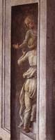 The Annunciation with two Kneeling Donors (detail)