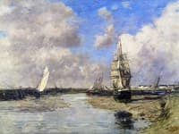 Trouville, the Jetties, Low Tide
